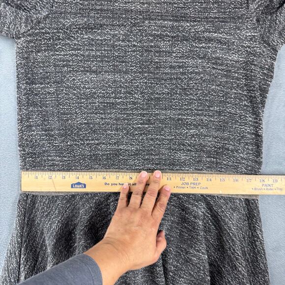 Alice + Olivia Women's Gray Skater Mini Dress Air Made in Canada LARGE - Picture 8 of 12